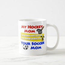 My Hockey Mom Drilling Basic Mug