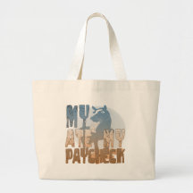 My Horse Ate My Paycheck Tote Bags