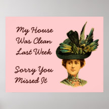 My House Was Clean Last Week Poster