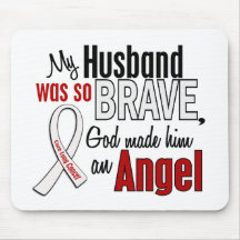 My Husband Is An Angel Lung Cancer Mouse Pads