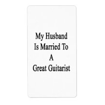 My Husband Is Married To A Great Guitarist Labels