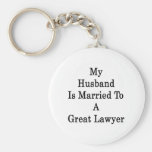 My Husband Is Married To A Great Lawyer Keychains