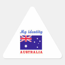My Identity Australia Triangle Sticker