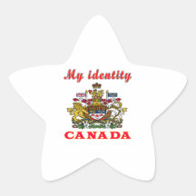 My Identity Canada Star Sticker