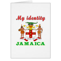 My Identity Jamaica Greeting Card