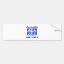 My Identity Martinique Bumper Stickers