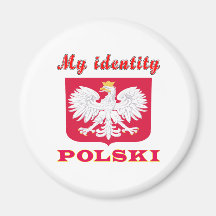 My Identity Polski Fridge Magnet
