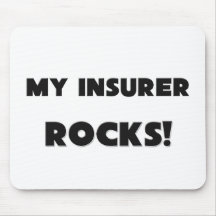 MY Insurer ROCKS! Mouse Mats