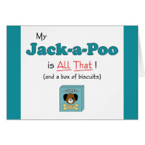 My Jack-a-Poo is All That! Greeting Card