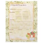 My Keepsake Recipes Pages letterhead