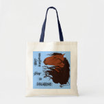 "My Kingdom For a Horse" Connemara Stallion Canvas Bags