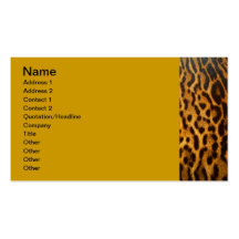My Leopard Business Card