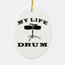 My Life Drum Ornaments