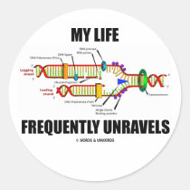 My Life Frequently Unravels (DNA Replication) stickers
