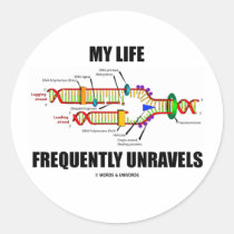 My Life Frequently Unravels (DNA Replication) stickers