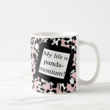 My life is panda-monium mug