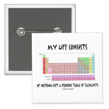 My Life Nothing But Periodic Table Of Elements Buttons