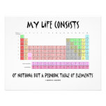 My Life Nothing But Periodic Table Of Elements Invitation