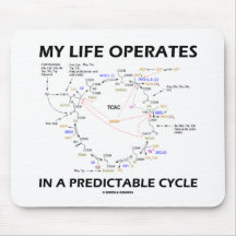 My Life Operates In A Predictable Cycle (Krebs) Mousepads
