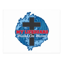 My Lifeguard Walks on Water Postcards