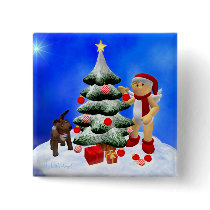 My Little Angel: Christmas Button