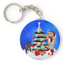 My Little Angel: Christmas Keychain
