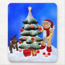 My Little Angel: Christmas Mouse Pad