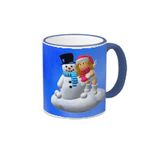 My Little Angel: Enchanting Wintertime Coffee Mug