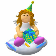 My Little Angel: Happy Birthday Cut Out