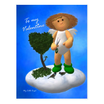 My Little Angel: Valentine's Day Postcard