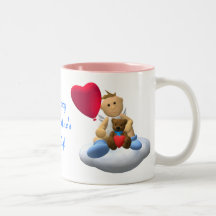 My Little Angel with Balloon & Teddy Coffee Mugs