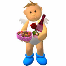 My Little Angel with Chocolates Photo Cut Outs