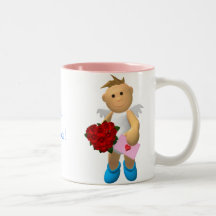 My Little Angel with Love Letter Coffee Mug