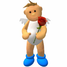 My Little Angel with Rose Photo Sculptures