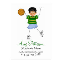 My Little Basketball Player Mommy Cards Business Card