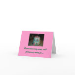 My little Princess, Happy birthday Card