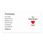 My Little Sisters Love Me Business Card