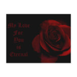 My Love For You Is Eternal postcards