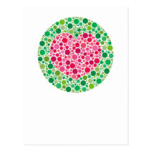 My Love is Colour Blind Postcard with copyspace