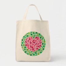 My Love is Colour Blind Tote Canvas Bags