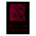 My Love is Like a Red Red Rose cards