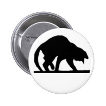 My Lucky Black Cat Pinback Buttons