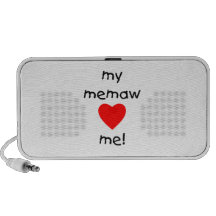 My memaw loves me travel speakers