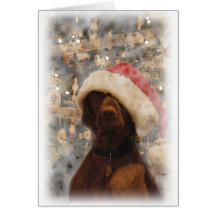 My Merry Christmas Vizsla Greeting Card