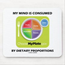 My Mind Is Consumed By Dietary Proportions Mouse Pads