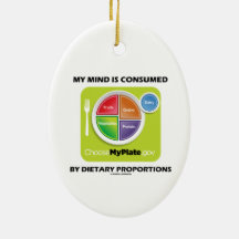 My Mind Is Consumed By Dietary Proportions Christmas Tree Ornaments