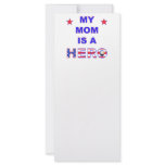 My Mom Is A Hero rack cards