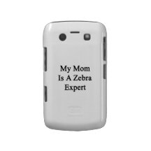 My Mom Is A Zebra Expert Blackberry Bold Cases