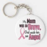 My Mom Is An Angel Breast Cancer Key Chains
