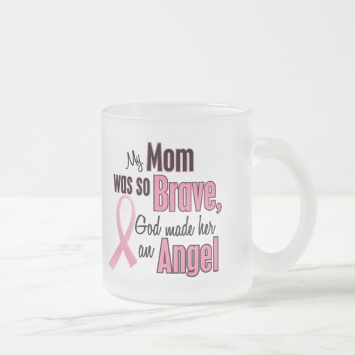 My Mom Is An Angel Breast Cancer Mug